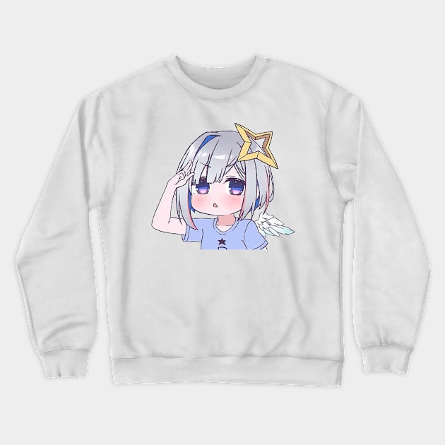 Amane Kanata Chibi Crewneck Sweatshirt by Kent